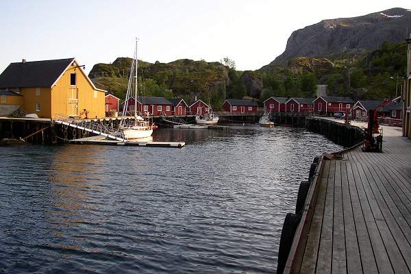 Nusfjord Hafen